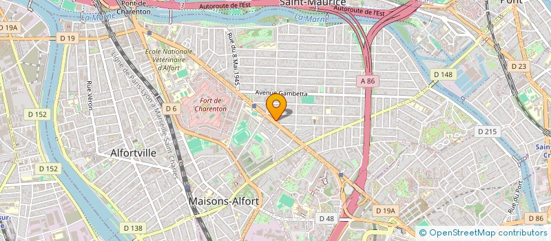 localisation de l'entreprise MONSIEUR ERIC MACHAT à MAISONS-ALFORT