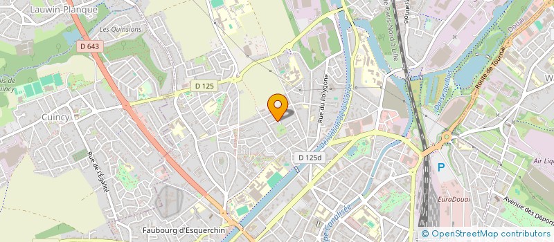 localisation de l'entreprise MONSIEUR ERIC MACQUET  DOUAI