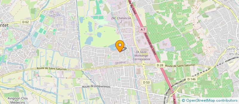 localisation de l'entreprise MONSIEUR ERIC MADER  VEDENE