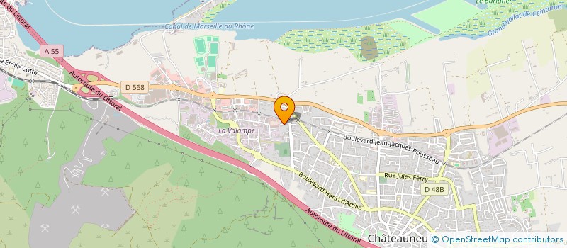 localisation de l'entreprise MONSIEUR ERIC MADRID  CHATEAUNEUF-LES-MARTIGUES