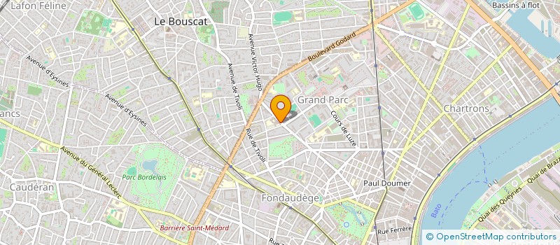 localisation de l'entreprise MONSIEUR ERIC MAGNE à BORDEAUX