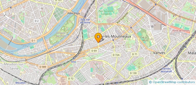 localisation de l'entreprise MONSIEUR ERIC MAGNIER à ISSY-LES-MOULINEAUX