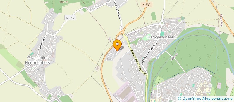 localisation de l'entreprise MONSIEUR ERIC MAGNIER  CREGY-LES-MEAUX