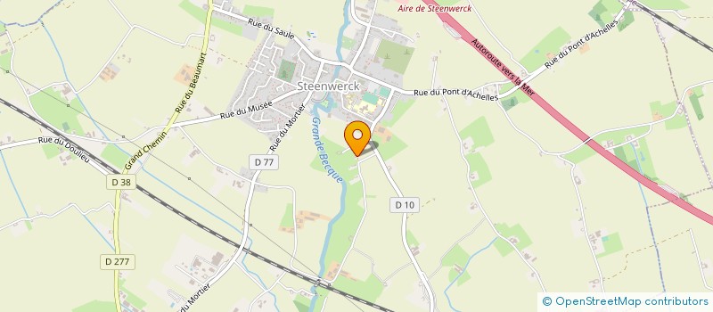 localisation de l'entreprise MONSIEUR ERIC MAGNIEZ  STEENWERCK