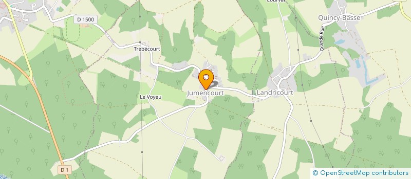 localisation de l'entreprise MONSIEUR ERIC MAHU  JUMENCOURT