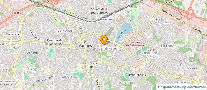 localisation de l'entreprise MONSIEUR ERIC MAIGNAN à VANNES