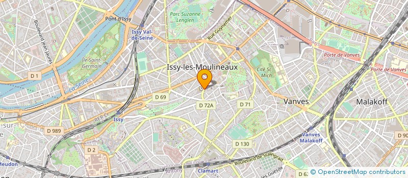 localisation de l'entreprise MONSIEUR ERIC MAILLARD à ISSY-LES-MOULINEAUX