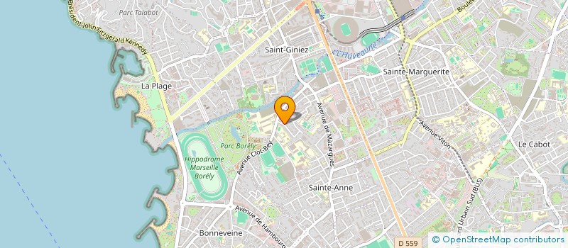 localisation de l'entreprise MONSIEUR ERIC MAILLET à MARSEILLE