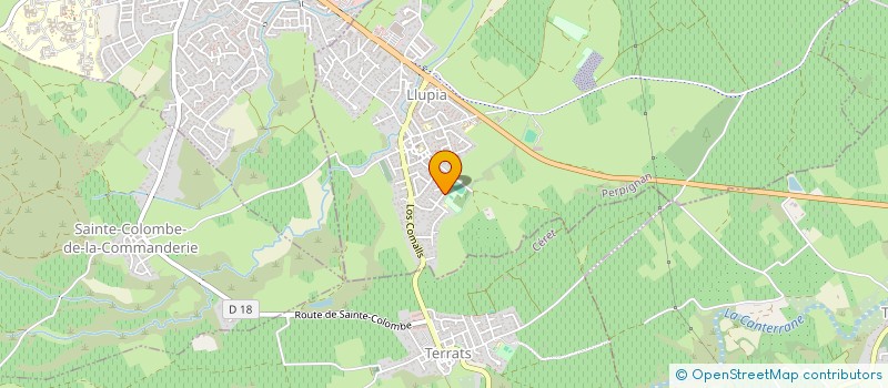 localisation de l'entreprise MONSIEUR ERIC MALANCHINI  LLUPIA