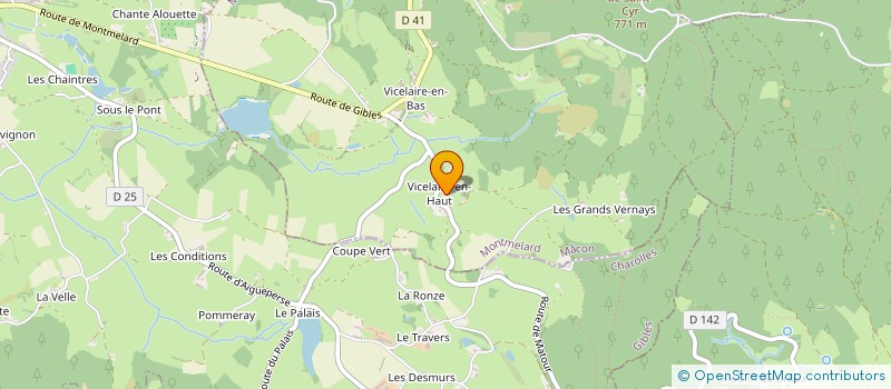 localisation de l'entreprise MONSIEUR ERIC MALATIER  MONTMELARD