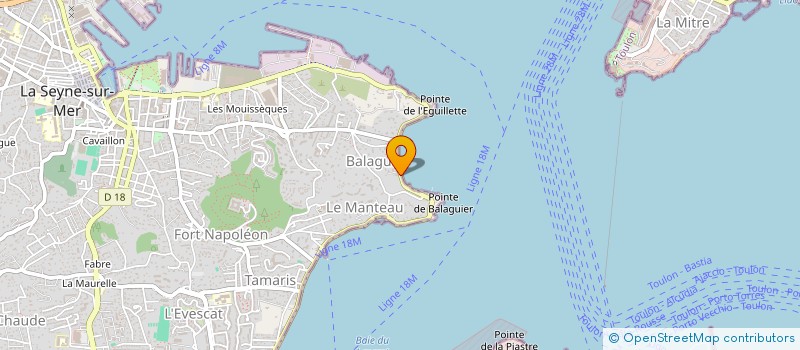 localisation de l'entreprise MONSIEUR ERIC MALBOS à LA SEYNE-SUR-MER