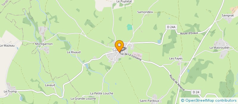 localisation de l'entreprise MONSIEUR ERIC MALETERRE  SANNAT