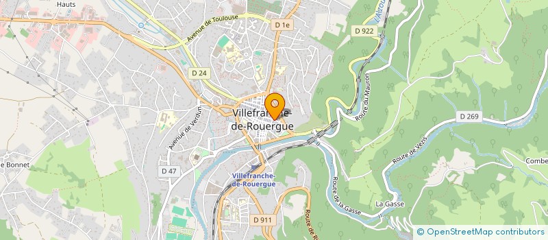 localisation de l'entreprise MONSIEUR ERIC MALGOUYRES à VILLEFRANCHE-DE-ROUERGUE