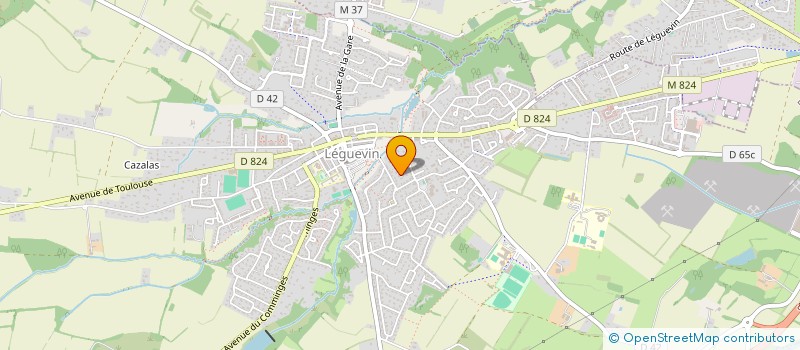 localisation de l'entreprise MONSIEUR ERIC MALLABRERA  LEGUEVIN