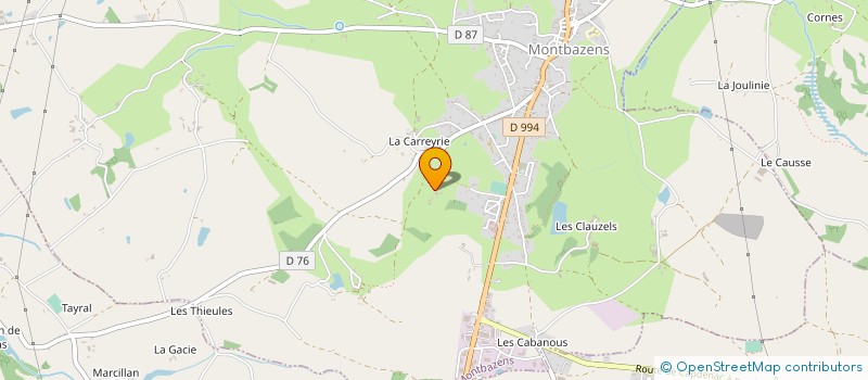 localisation de l'entreprise MONSIEUR ERIC MALLE  ROUSSENNAC