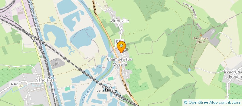 localisation de l'entreprise MONSIEUR ERIC MALLET  CHAMPEY-SUR-MOSELLE