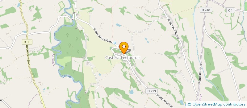 localisation de l'entreprise MONSIEUR ERIC MALLET  CASTERA-LECTOUROIS