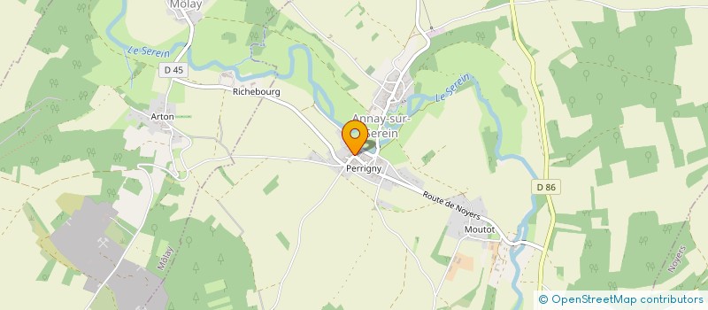 localisation de l'entreprise MONSIEUR ERIC MALNUIT  ANNAY-SUR-SEREIN