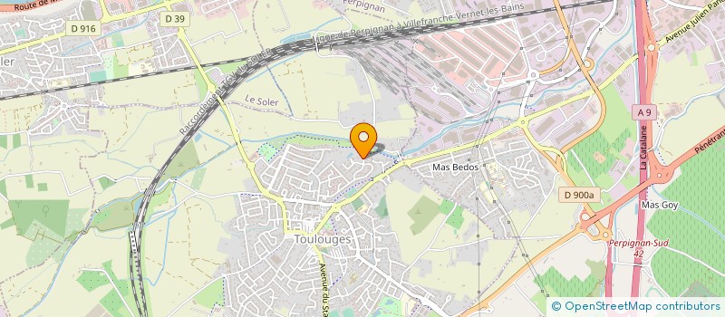 localisation de l'entreprise MONSIEUR ERIC MANCHEC  TOULOUGES