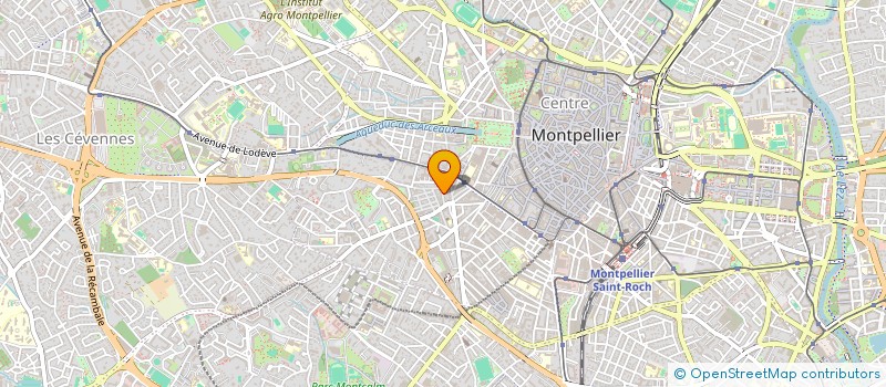 localisation de l'entreprise MONSIEUR ERIC MANDELBAUM à MONTPELLIER