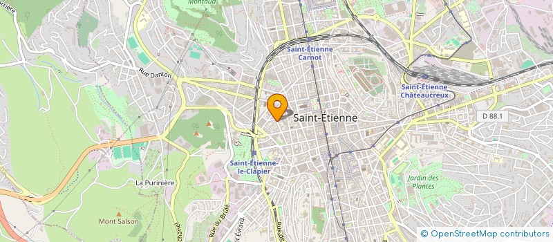 localisation de l'entreprise MONSIEUR ERIC MANGADI MABOUMBA à SAINT-ETIENNE