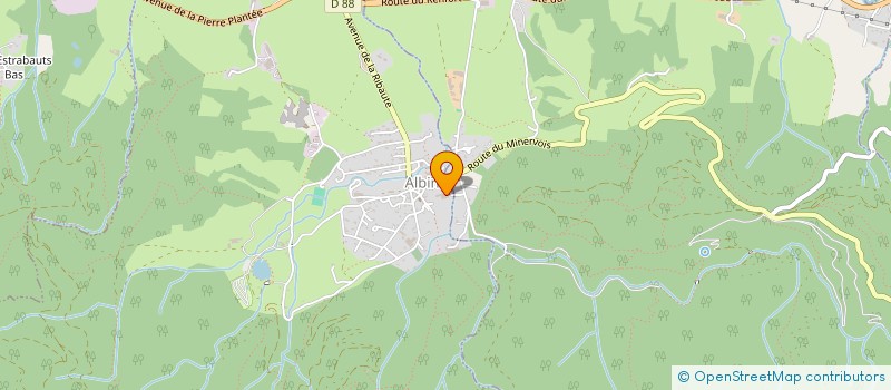 localisation de l'entreprise MONSIEUR ERIC MANGEOT  LACABAREDE