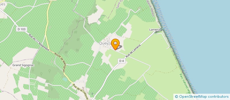 localisation de l'entreprise MONSIEUR ERIC MANIZAN  SAINT-YZANS-DE-MEDOC