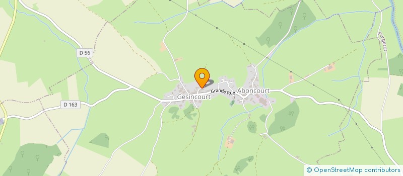 localisation de l'entreprise MONSIEUR ERIC MANSARD  ABONCOURT-GESINCOURT