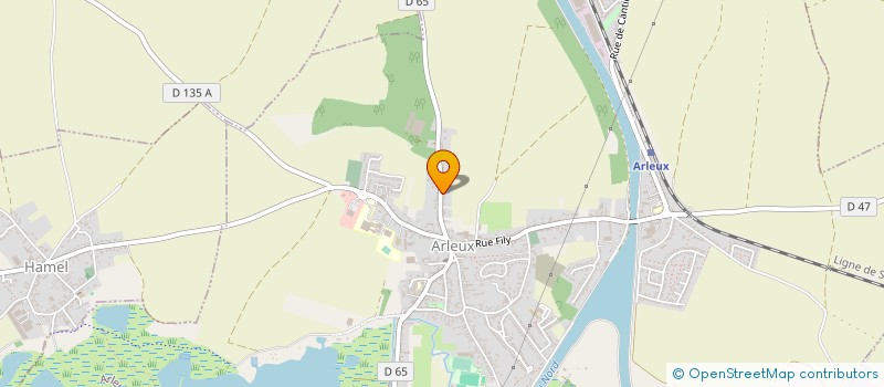 localisation de l'entreprise MONSIEUR ERIC MANTOVANI  ARLEUX