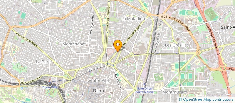 localisation de l'entreprise MONSIEUR ERIC MAPPA à DIJON