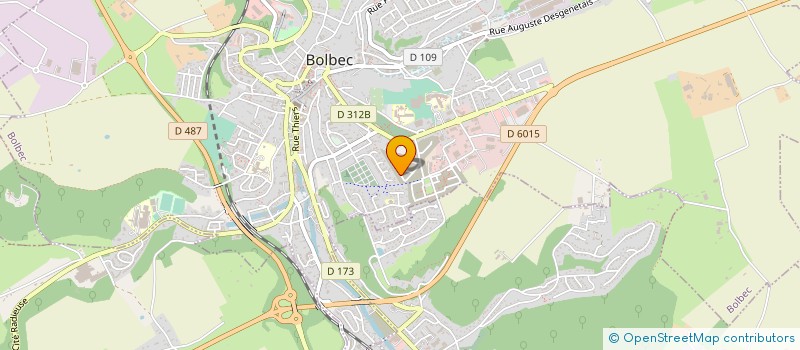 localisation de l'entreprise MONSIEUR ERIC MARAIS  BOLBEC