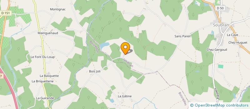 localisation de l'entreprise MONSIEUR ERIC MARAND  SOUBRAN