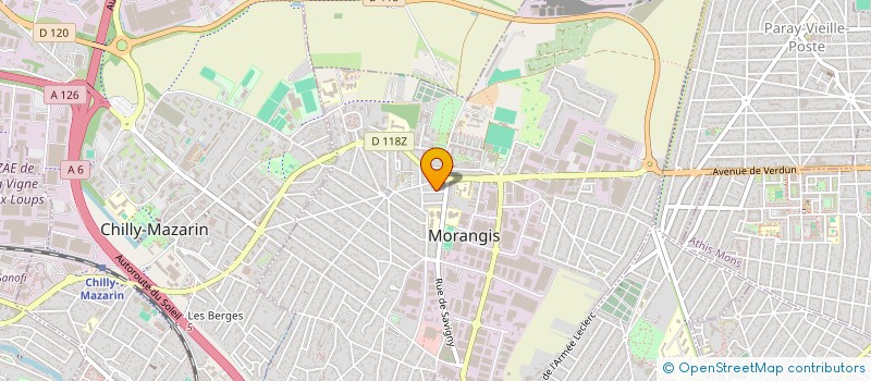 localisation de l'entreprise MONSIEUR ERIC MARANDIN à MORANGIS