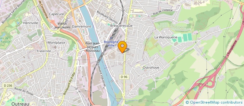 localisation de l'entreprise MONSIEUR ERIC MARC ALLIOT  BOULOGNE-SUR-MER