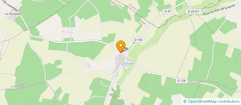 localisation de l'entreprise MONSIEUR ERIC MARCET  COULONGES