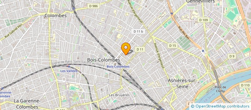 localisation de l'entreprise MONSIEUR ERIC MARCHAND à BOIS-COLOMBES