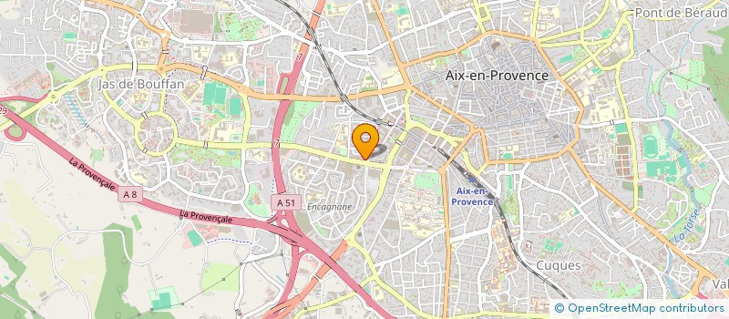 localisation de l'entreprise MONSIEUR ERIC MARCHE  AIX-EN-PROVENCE