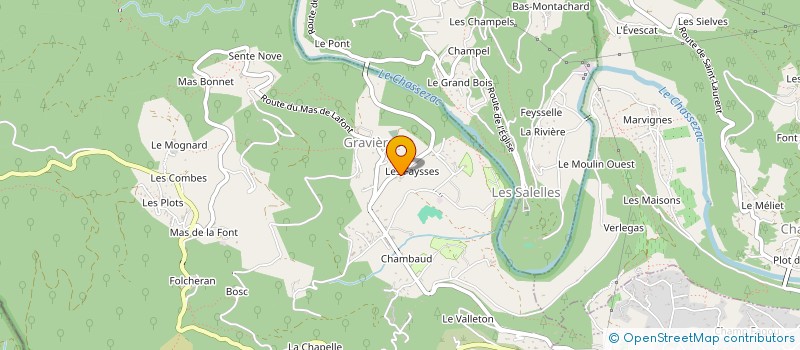 localisation de l'entreprise MONSIEUR ERIC MARCHIAL  GRAVIERES