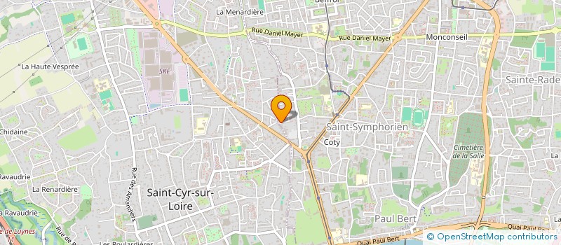 localisation de l'entreprise MONSIEUR ERIC MARECHAL  TOURS