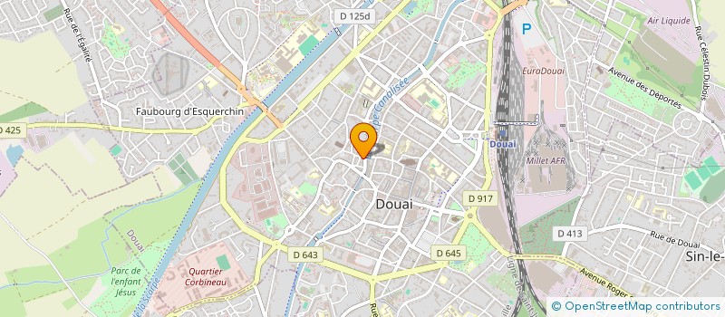 localisation de l'entreprise MONSIEUR ERIC MARESCAUX  DOUAI