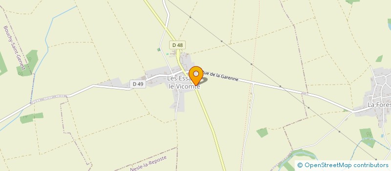 localisation de l'entreprise MONSIEUR ERIC MARET  LES ESSARTS-LE-VICOMTE