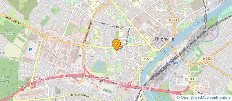 localisation de l'entreprise MONSIEUR ERIC MARFORT  THIONVILLE