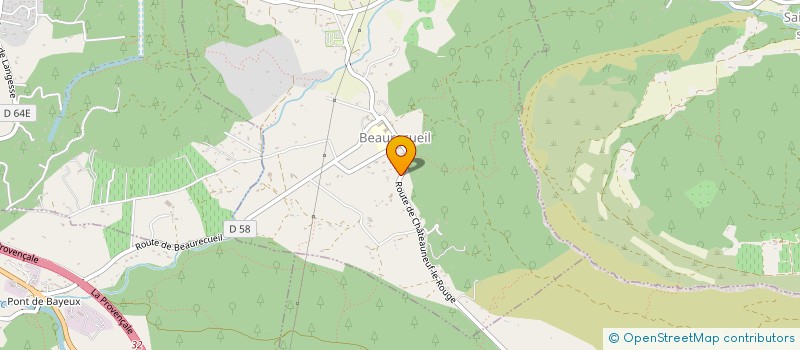 localisation de l'entreprise MONSIEUR ERIC MARGAIL  BEAURECUEIL