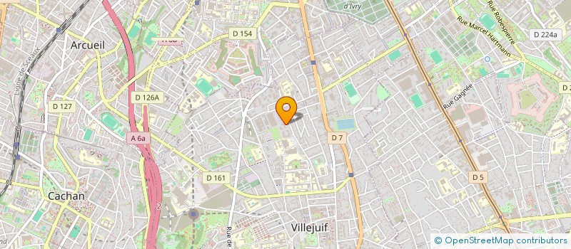 localisation de l'entreprise MONSIEUR ERIC MARGAILLAN  VILLEJUIF