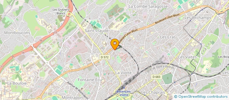 localisation de l'entreprise MONSIEUR ERIC MARGELIN à BESANCON