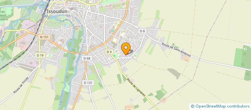 localisation de l'entreprise MONSIEUR ERIC MARGUERITAT à ISSOUDUN