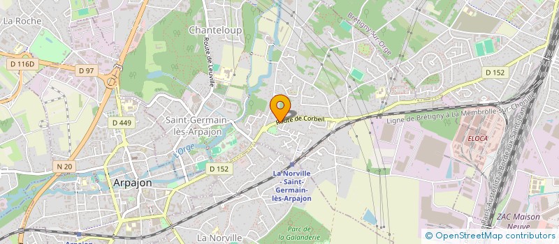 localisation de l'entreprise MONSIEUR ERIC MARIA à SAINT-GERMAIN-LES-ARPAJON