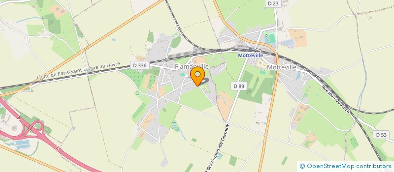 localisation de l'entreprise MONSIEUR ERIC MARICAL  FLAMANVILLE