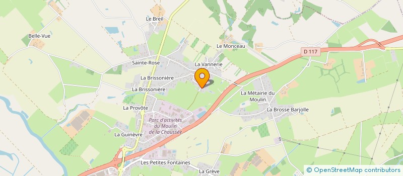 localisation de l'entreprise MONSIEUR ERIC MARIE  LE FENOUILLER