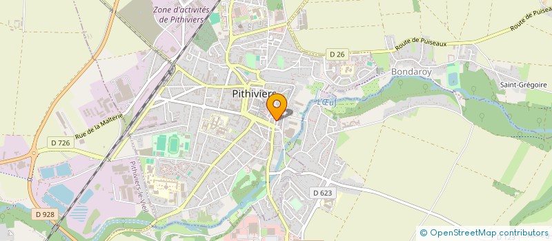 localisation de l'entreprise MONSIEUR ERIC MARIE-ANTOINETTE à PITHIVIERS